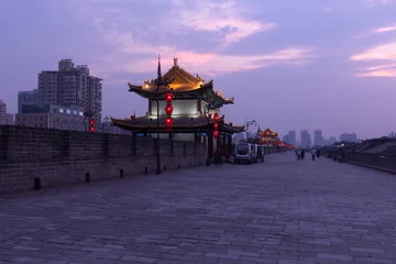 Foto auf Leinwand Stadtmauer von China Xi& 39 an © 孤飞的鹤