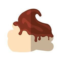 sweet delicious cream icon vector illustration design