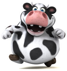 Fun cow - 3D Illustration