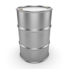 3D rendering aluminum barrel