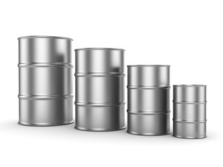 3D rendering aluminum barrel