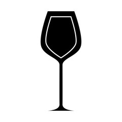cocktail glass liquor drink over white background. vector illustration