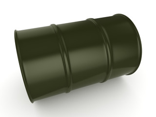 3D rendering khaki barrel