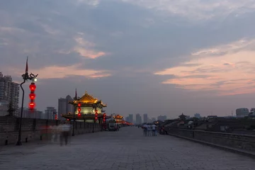 Gordijnen China Xi'an City Wall © 孤飞的鹤