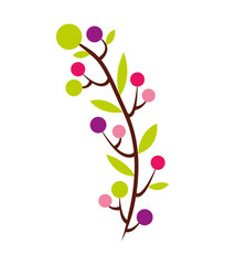 flower plant decoration isolated icon vector illustration design