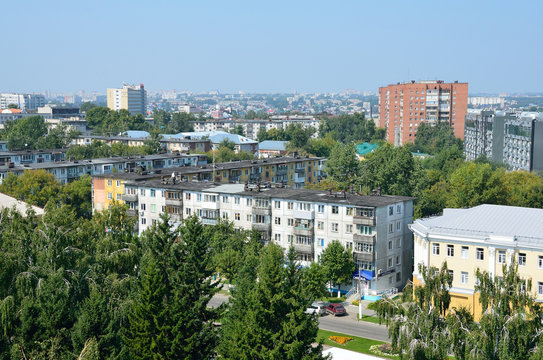 Городская застройка Барнаула