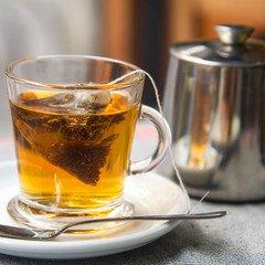 Hot herbal tea