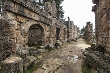 Fototapeta premium The ancient ruins of Seleucia