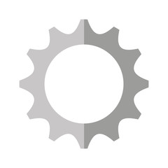 gears settings flat icon vector illustration design