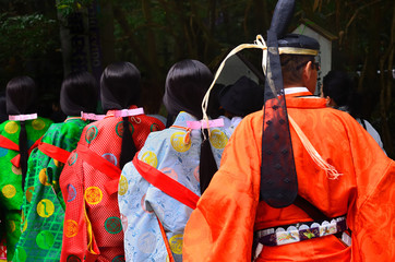 斎宮行列　京都
parade of holy princess , Kyoto Japan