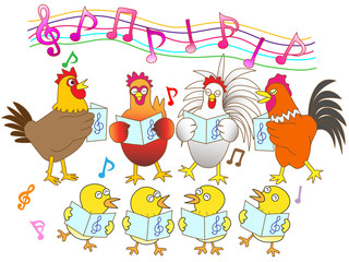 鶏のコンサート
