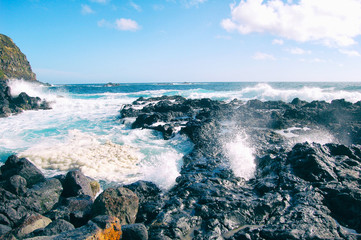 Hot ocean pool