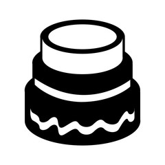 delicious sweet cake birthday vector illustration design