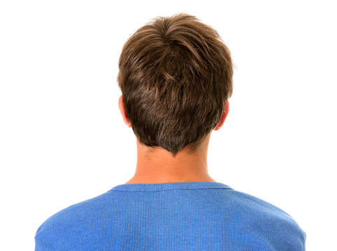Rear View of a Man