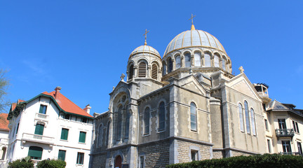 Fototapeta na wymiar Biarritz (France) / église orthodoxe