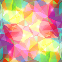 Abstract colorful polygonal background
