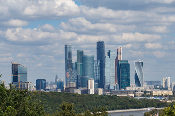 Fototapeta na wymiar Moscow-city