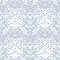 Gordijnen Seamless pattern with hearts. © pictures_for_you