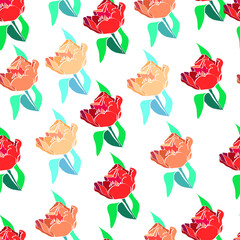 Seamless watercolor pattern