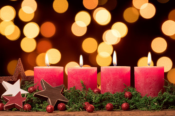 Erster Advent mit Bokeh