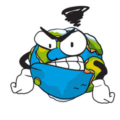 Earth angry