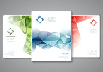 Fototapeta premium Brochure cover and logo design
