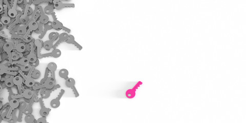 Infinite 3d keys background