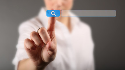 SEO - search engine optimization and web search concept