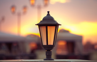 ночь улица фонарь