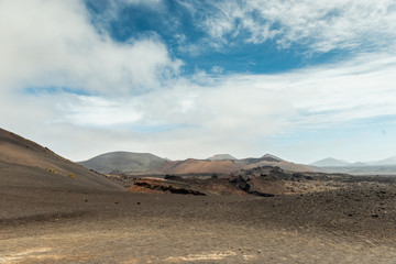 Fototapeta na wymiar Volcanic National Park Timanfaya