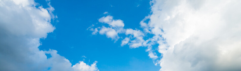 Clouds with blue sky background