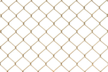 Fototapeta premium Metal wire fence protection chainlink background