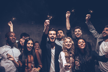 Party with friends.  © gstockstudio