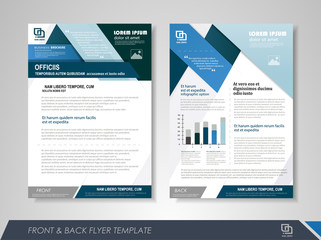 Presentation flyer design template