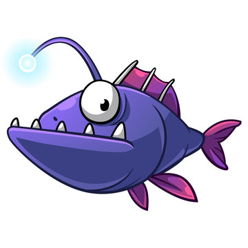Anglerfish catoon
