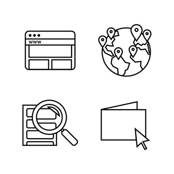 Icone minimal per sito web
