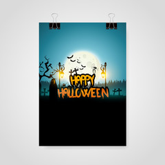 Halloween poster / card / background