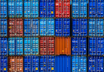 Shipping Containers make a pattern