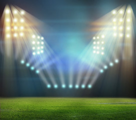 stadium in lights