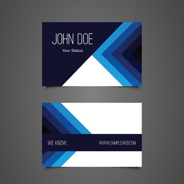 Business or Gift Card Design with Abstract Background