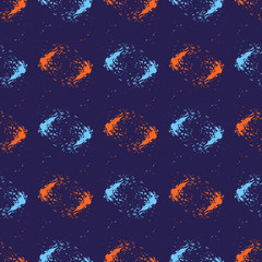 Splashes of color paint