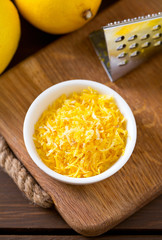 lemon zest