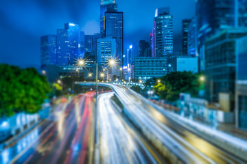 Fototapeta na wymiar Hong Kong night cityscape,china.