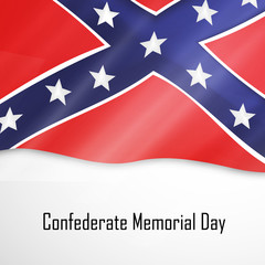 Obraz na płótnie Canvas Confederate Memorial Day background