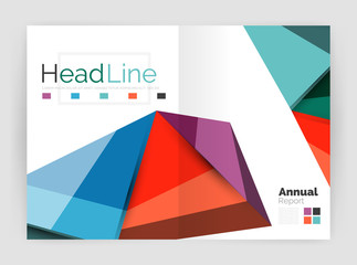 Low poly triangle business background