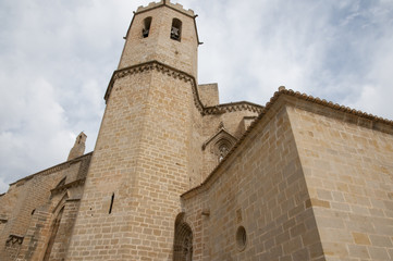 Fototapeta na wymiar Santa Maria La Mayor Church - Valderrobres - Spain
