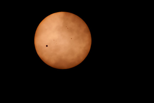 Transit of Venus of 2012 across Sun.