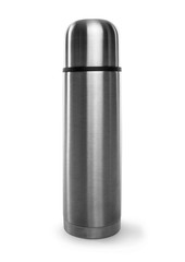 Thermos on a white background.
