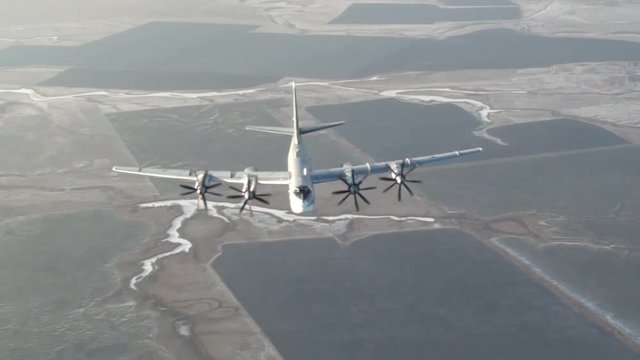 The Tu-95 in service for refueling Il-78