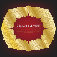 Abstract Ornate Element For Design